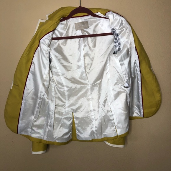 Banana Republic Goldenrod Blazer Size 8 - Picture 7 of 8